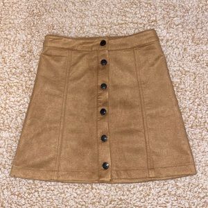 Corduroy button up Skirt